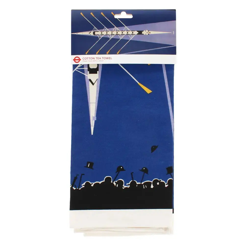 Cotton Tea Towel - TFL Vintage Poster ’Boat Race’