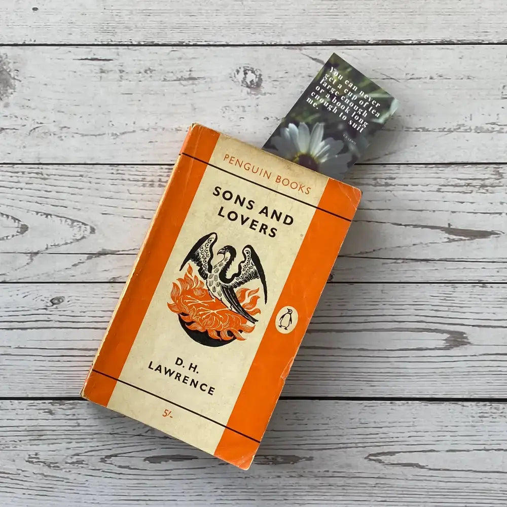 C.S. Lewis quote bookmark displayed on a D.H. Lawrence book, perfect for stylish book lovers.