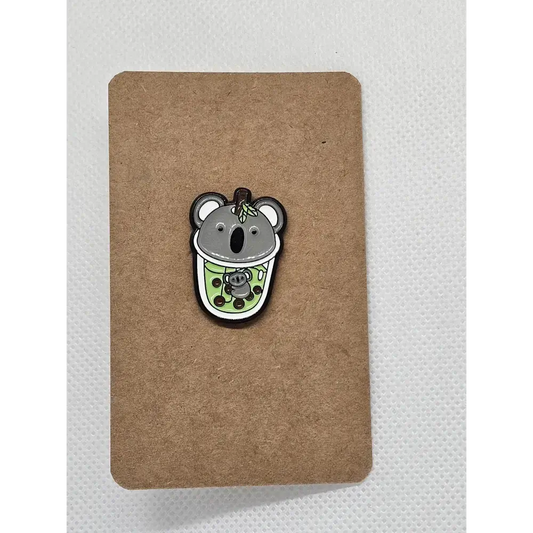 Cute Bubble Tea enamel pin badges (various designs) - Pin badges