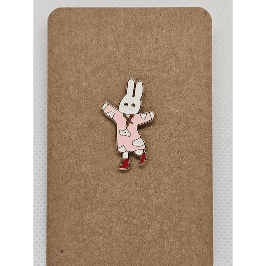 Cute character pin badges - The Red Squirrel