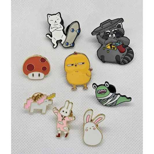 Cute character pin badges - Pin badges