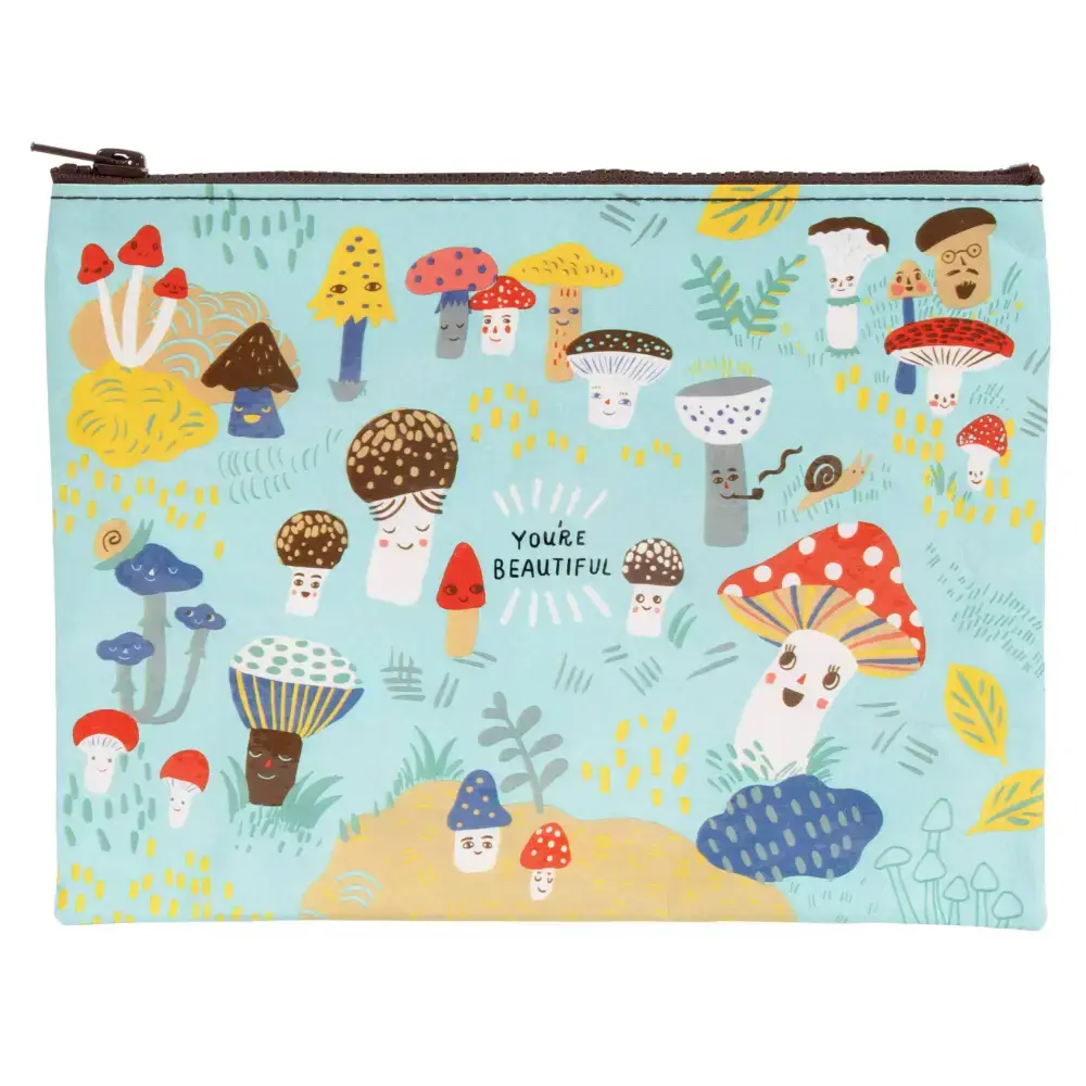 Cute Lil Mushrooms Zipper Pouch