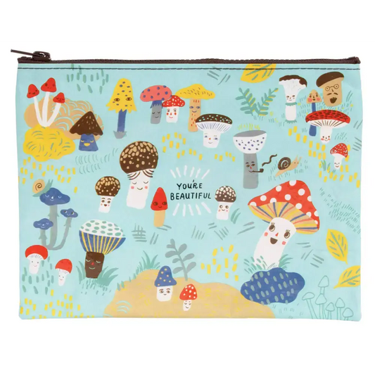 Cute Lil Mushrooms Zipper Pouch