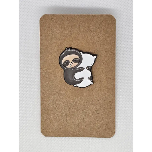 Cute Sloth pin badges (various Kawaii cutie designs) - Pin badges
