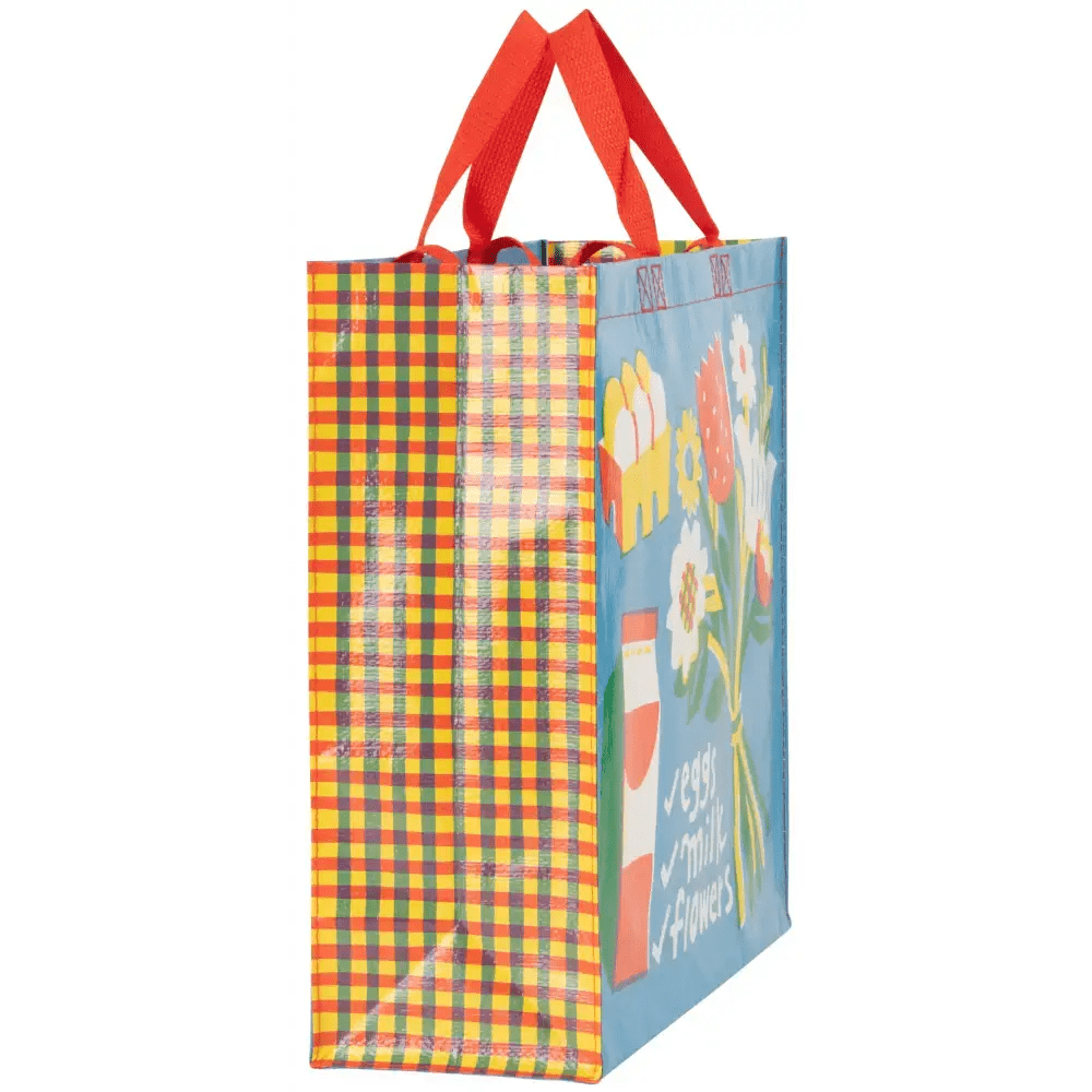 Eggs Milk Flowers Shopper - The Red Squirrel