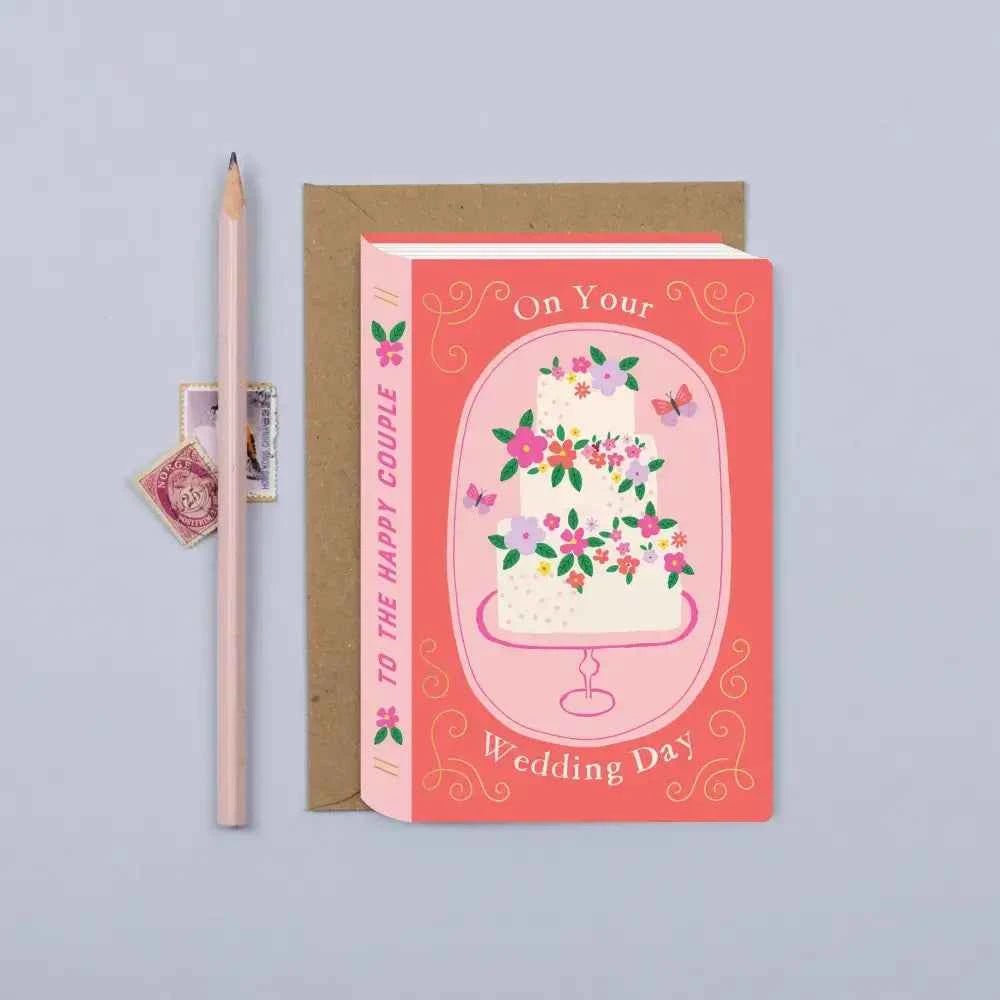 Fairytale Wedding Cake Book Card - The Red Squirrel