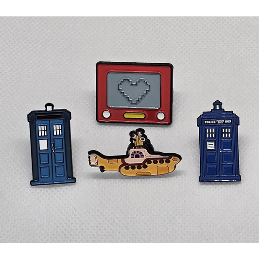 Film and music inspired pin badges (various designs) - Pin badges