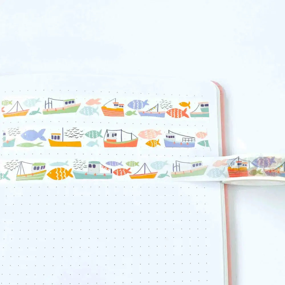 Fish and Ships Washi Tape