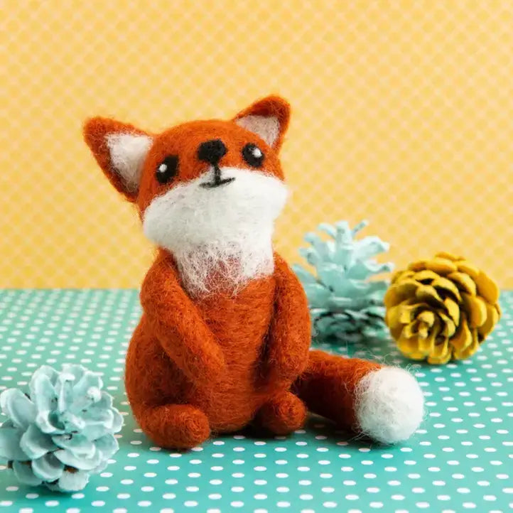 Fox Cub Mini Needle Felting Kit | Complete Craft Kit