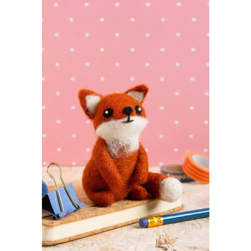 Fox Cub Mini Needle Felting Kit | Complete Craft Kit