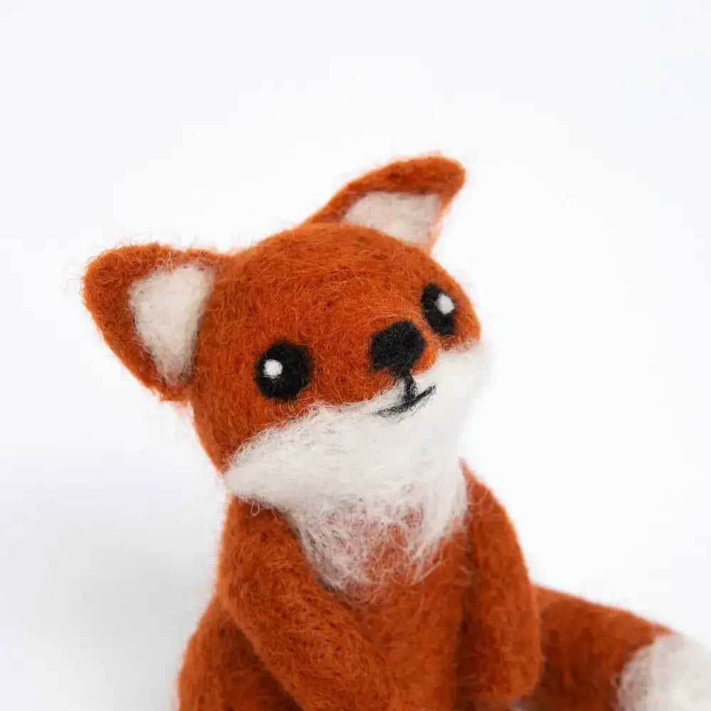 Fox Cub Mini Needle Felting Kit | Complete Craft Kit