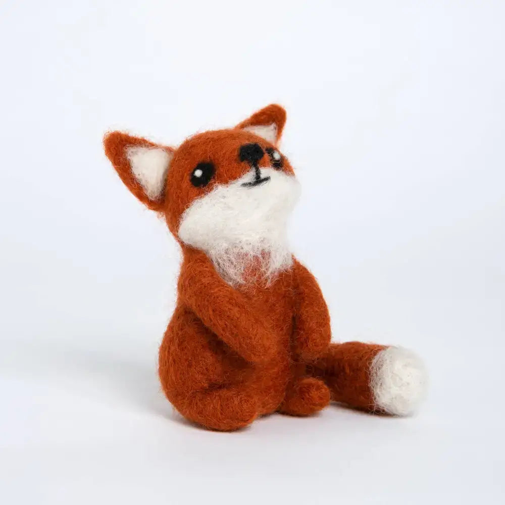 Fox Cub Mini Needle Felting Kit | Complete Craft Kit