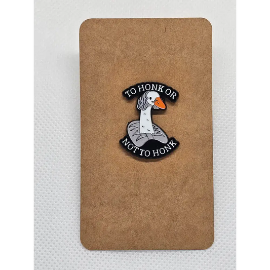 Fun Goose pin badges - To honk or not to honk - Pin badges