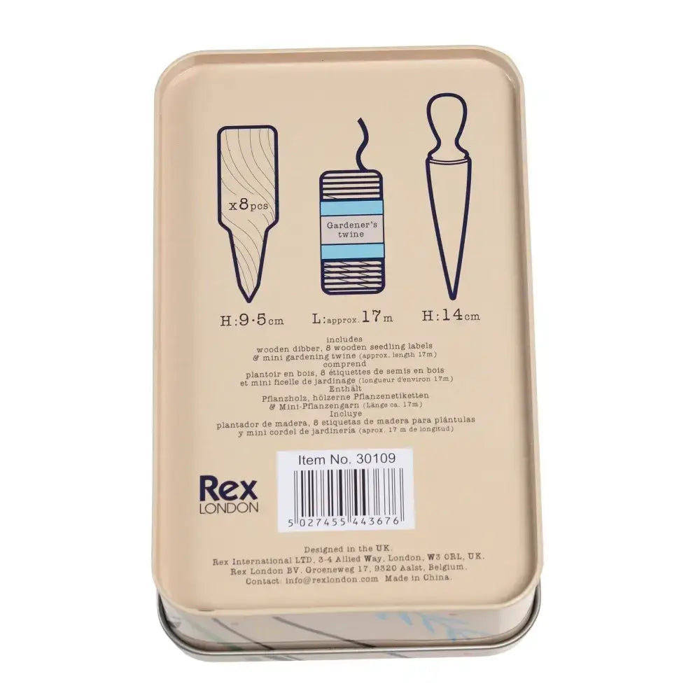 Gardener’s Tools And Twine in a Tin - Your Garden