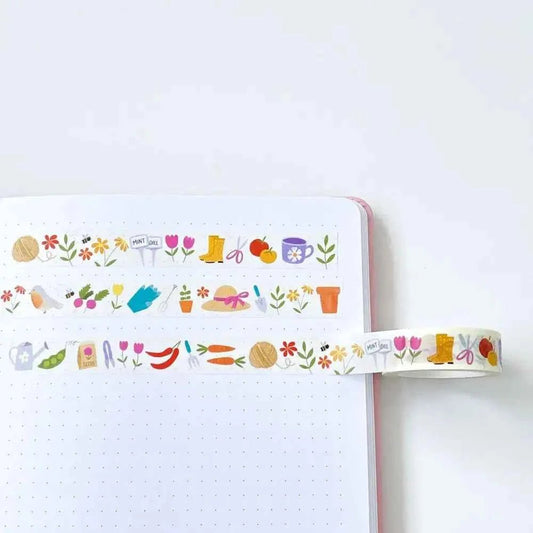 Gardening Washi Tape - The Red Squirrel