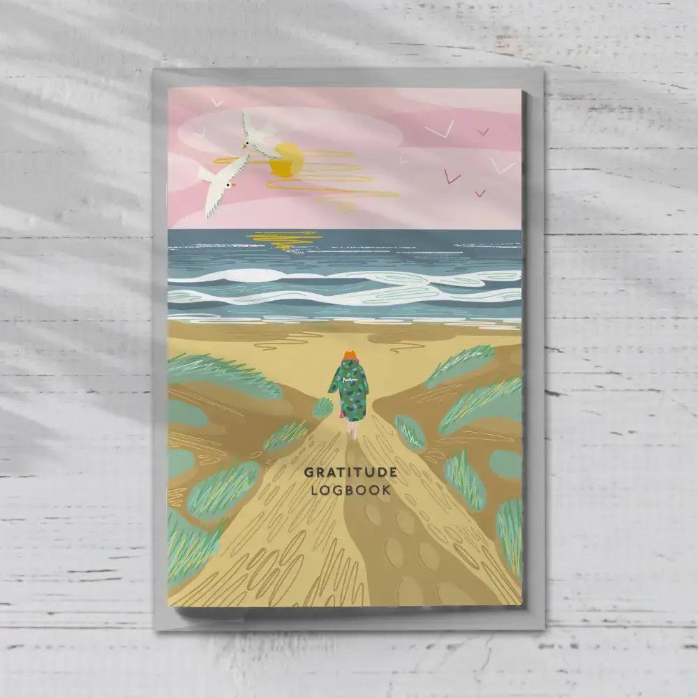 Gratitude Logbook - Over the Dunes Cover