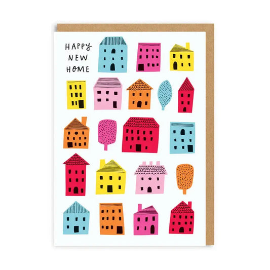 Happy New Home Greeting Card - greetings card