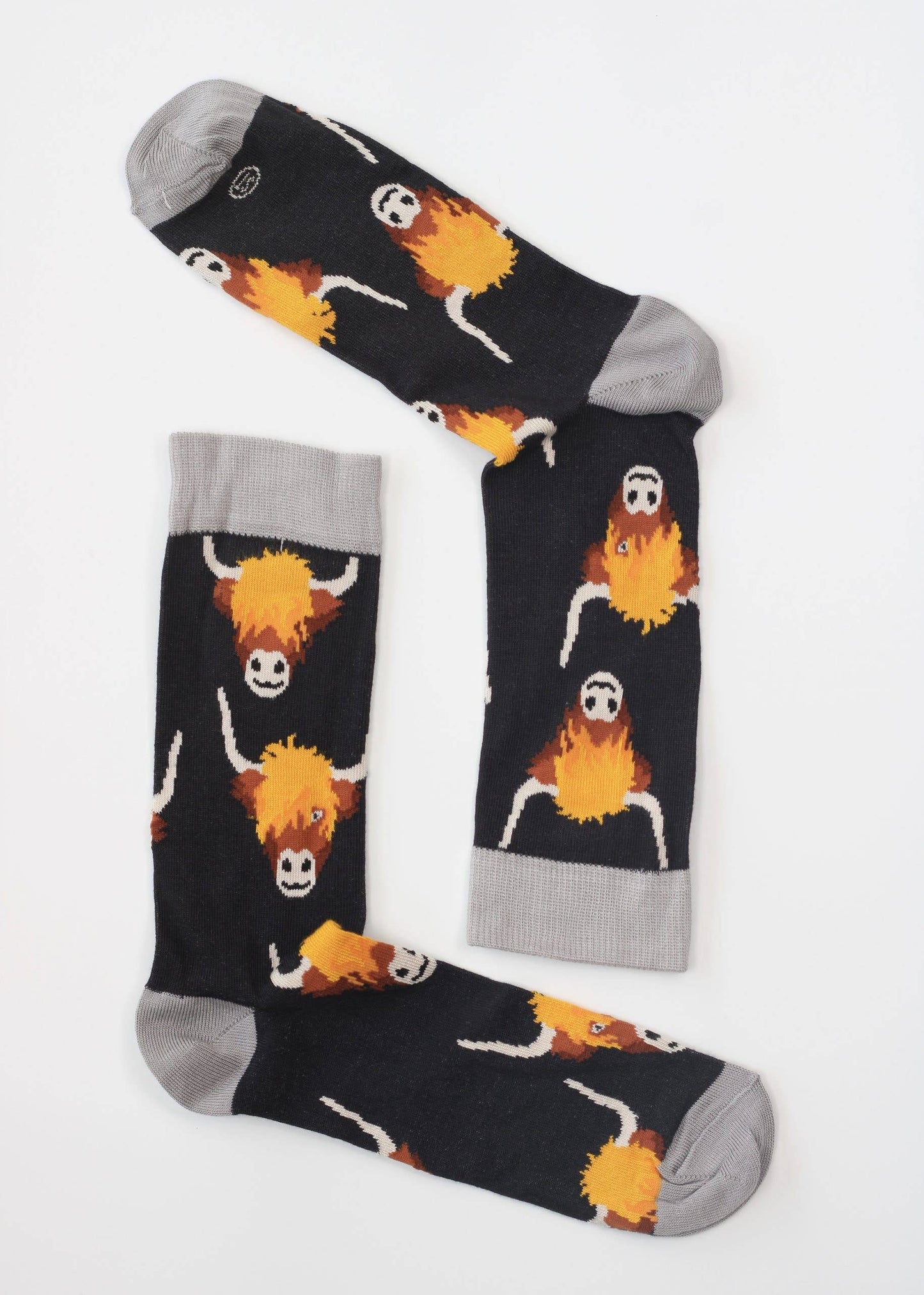 Highland Cows - Mens Bamboo Socks - The Red Squirrel