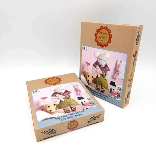 Little Miss Mouse Felt Craft Mini Kit - The Red Squirrel