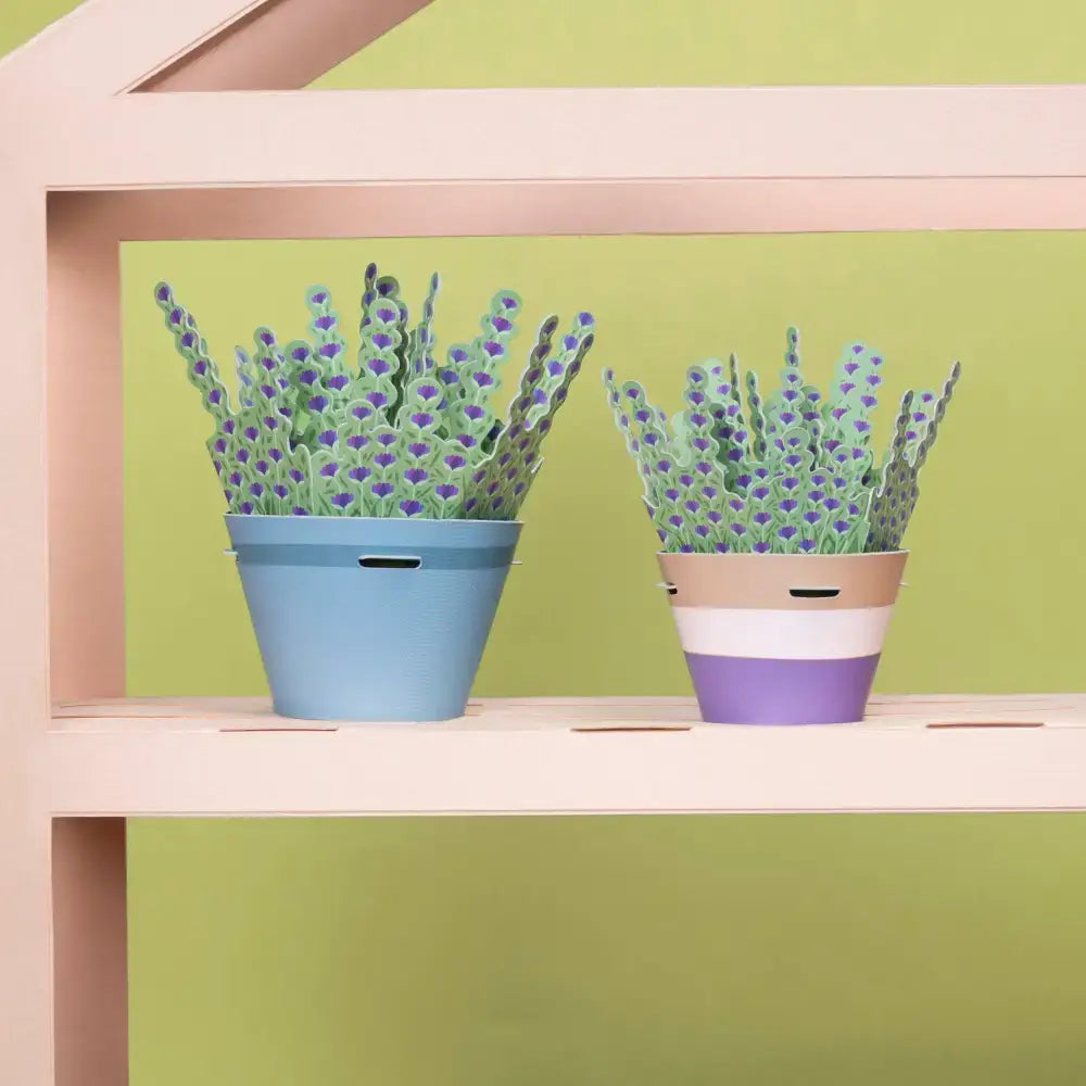 Make Your Own Calming Lavender Paper Plant