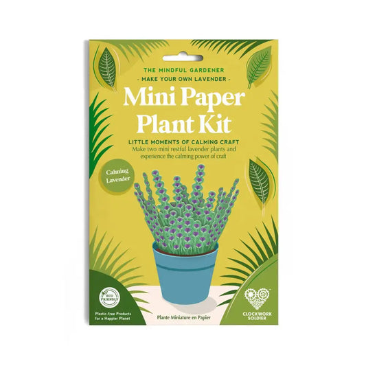 Make Your Own Calming Lavender Paper Plant