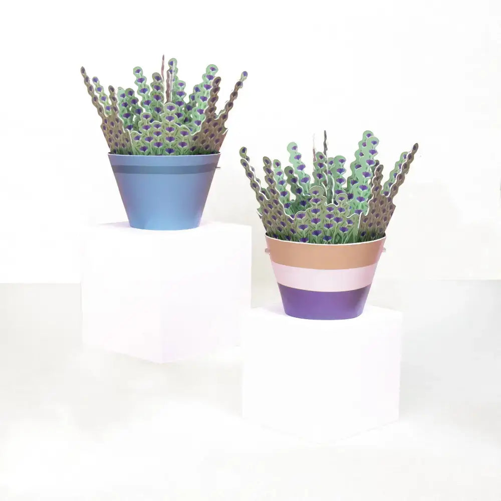 Make Your Own Calming Lavender Paper Plant