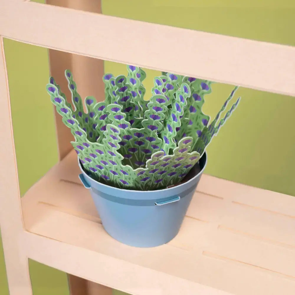 Make Your Own Calming Lavender Paper Plant