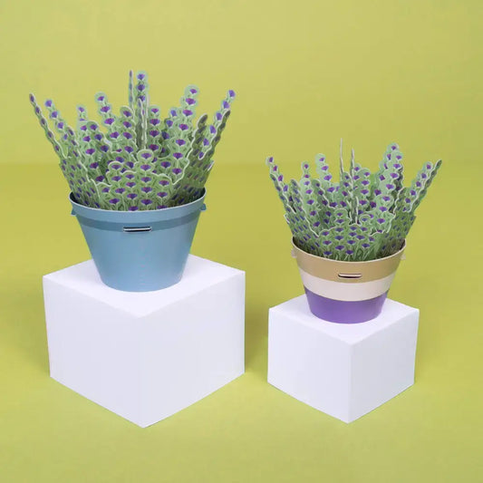 Make Your Own Calming Lavender Paper Plant
