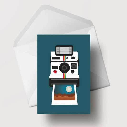 Mountain Camera Greeting Card