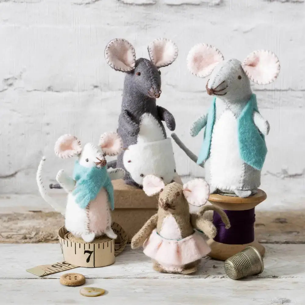 Mouse Family Felt Craft Kit - Felt craft kits