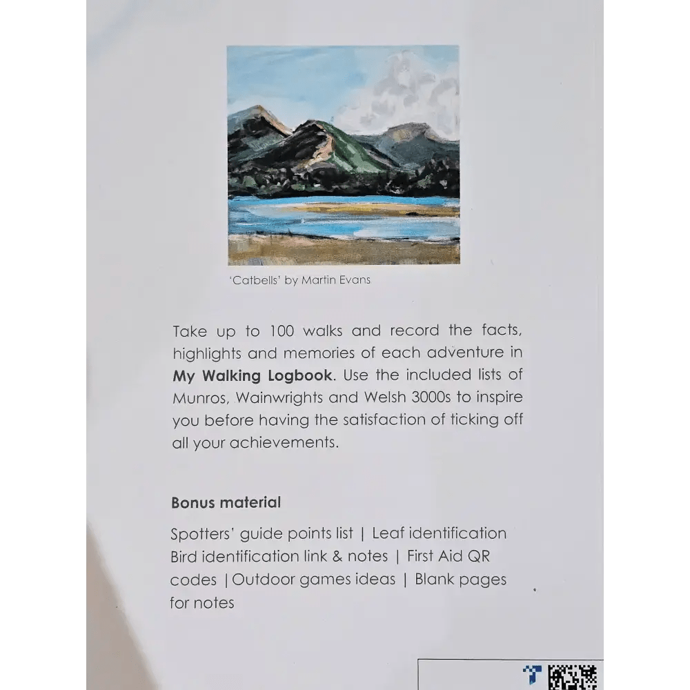 My Walking Logbook - Munros | Wainwrights | Welsh 3000s - The Red Squirrel