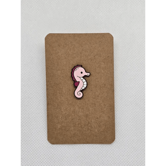 Ocean themed pin badges - The Red Squirrel