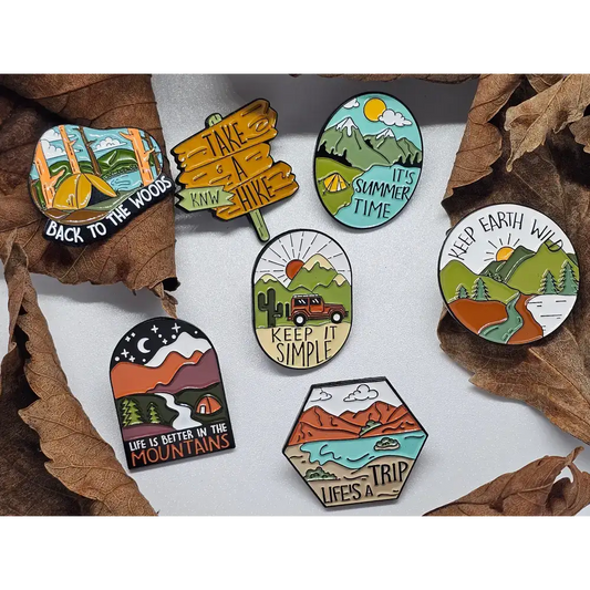 Outdoor Adventure Pin badges - Pin badges