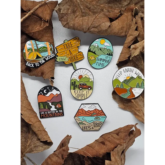 Outdoor Adventure Pin badges - Pin badges