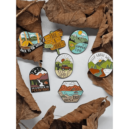 Outdoor Adventure Pin badges - The Red Squirrel