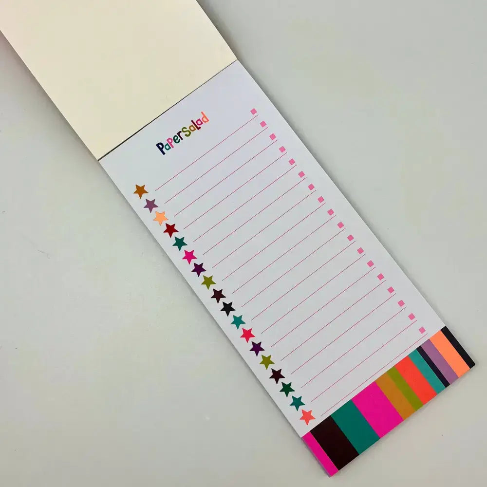 Paper Salad Magnetic List Pad - Stripes Lists Notes