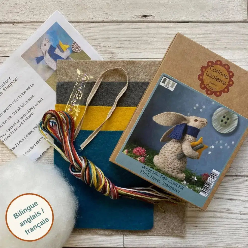 Prof Hare Stargazer Felt Craft Mini Kit - Felt craft kits