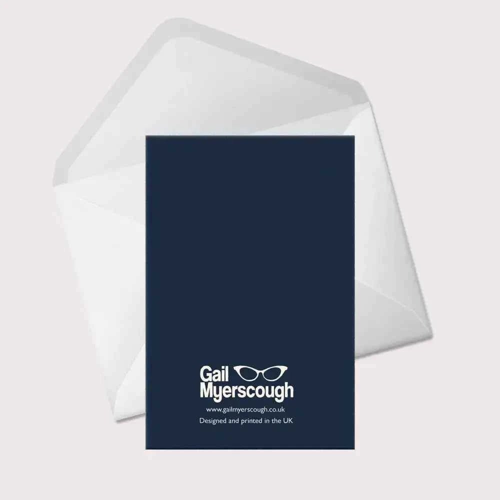 Read More Books Blue Greeting Card - The Red Squirrel