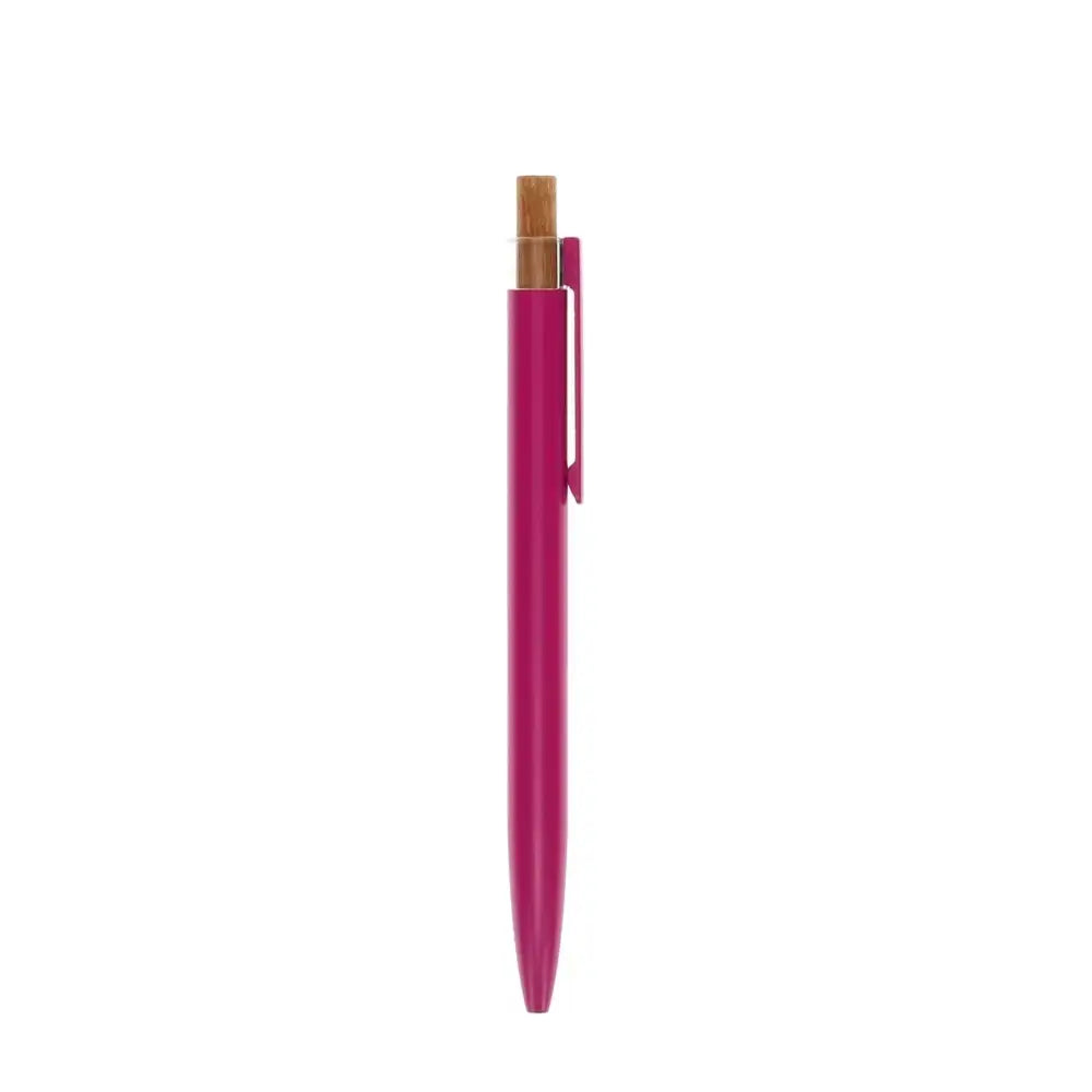 Recycled Aluminium Ballpoint Pen - Bright Pink