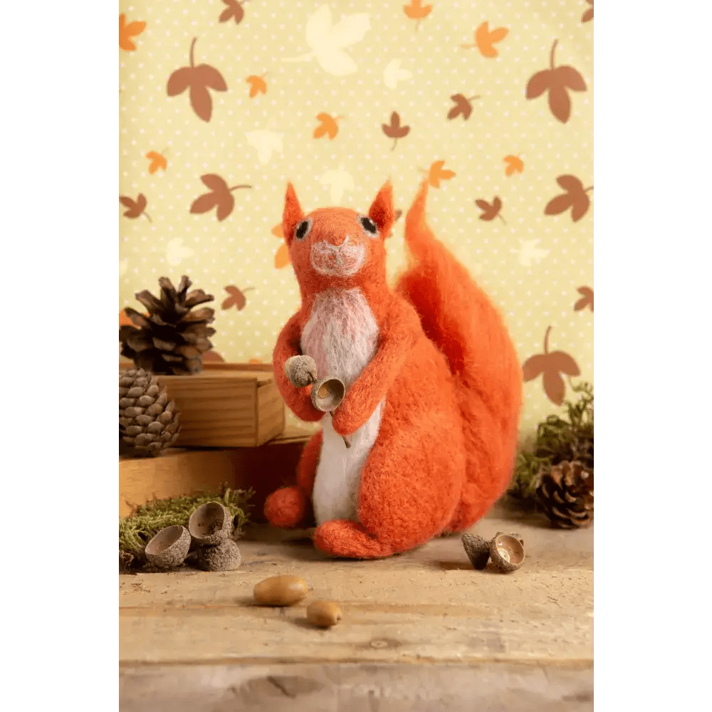 Red Squirrel Needle Felting Kit | Beginner Craft Kit - The Red Squirrel
