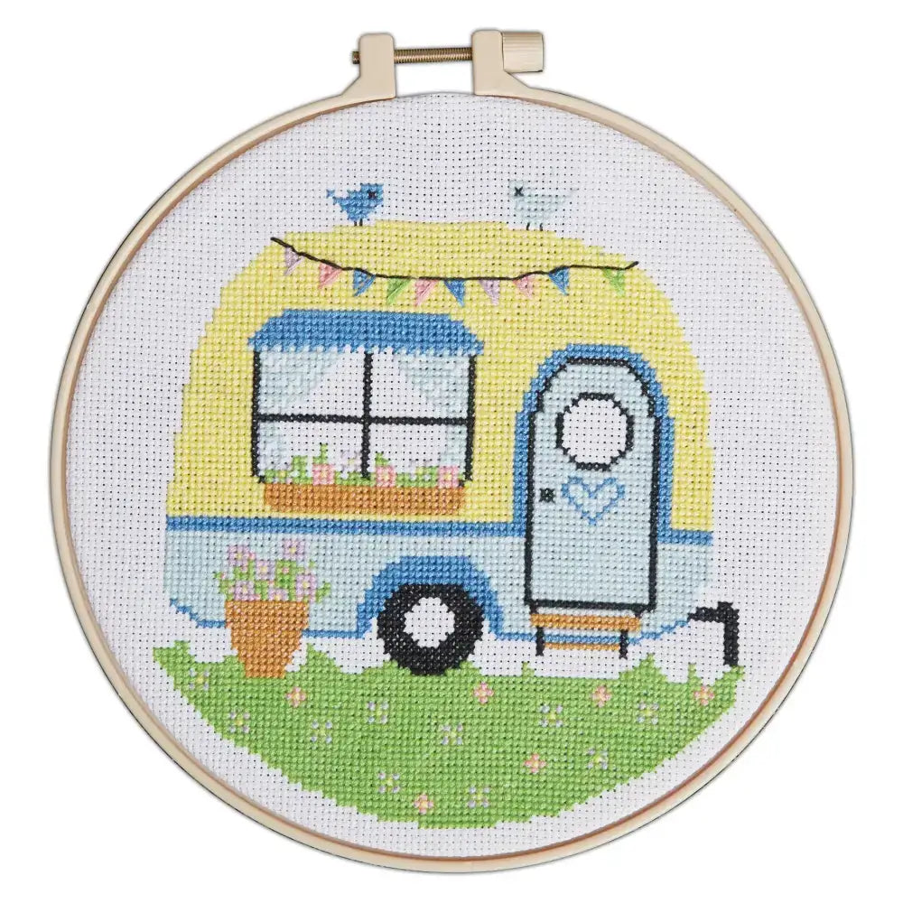 Simply Make Cross Stitch Craft Kit - Caravan Design