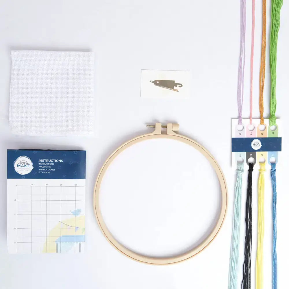 Simply Make Cross Stitch Craft Kit - Caravan Design