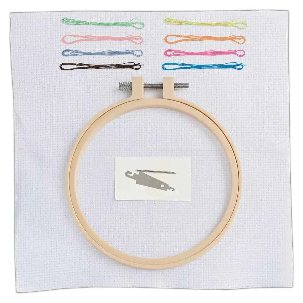 Simply Make Cross Stitch Kit - Colourful Birds - The Red Squirrel