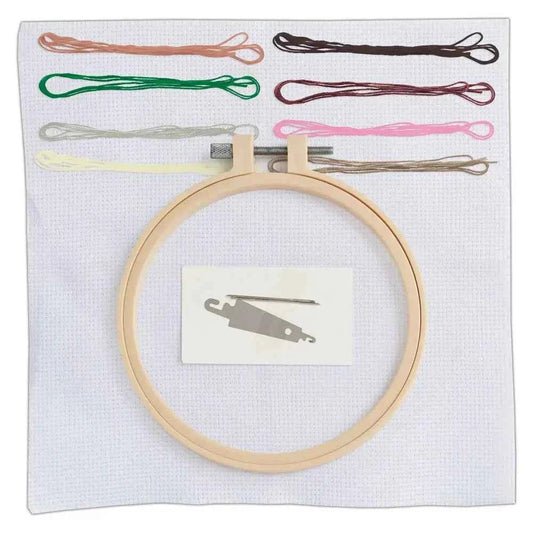 Simply Make Cross Stitch Kit - Hedgehog - The Red Squirrel