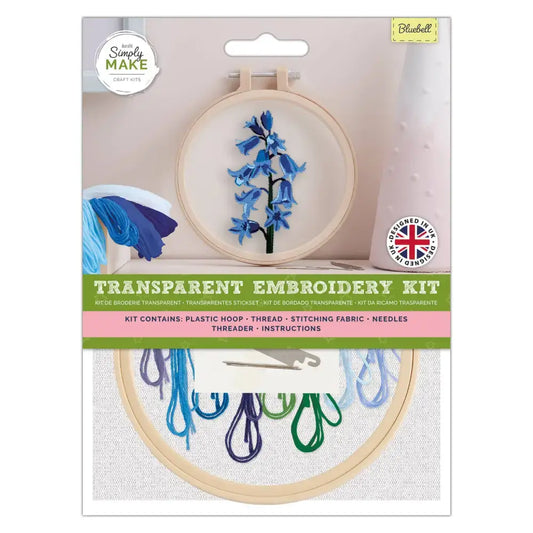 Simply Make Embroidery Kit - Bluebell