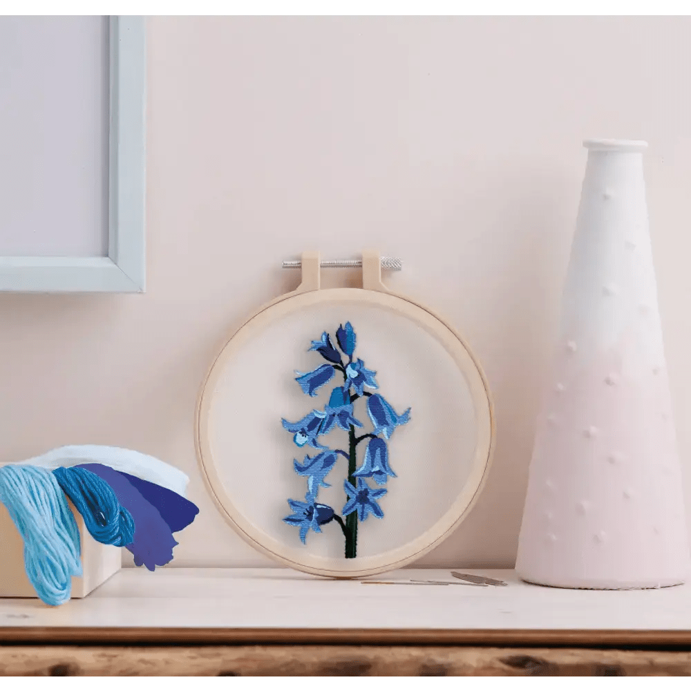Simply Make Embroidery Kit - Bluebell - The Red Squirrel