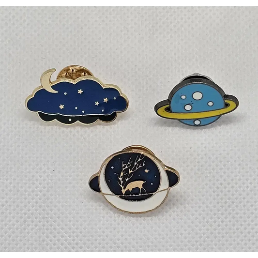 Space themed pins - Pin badges