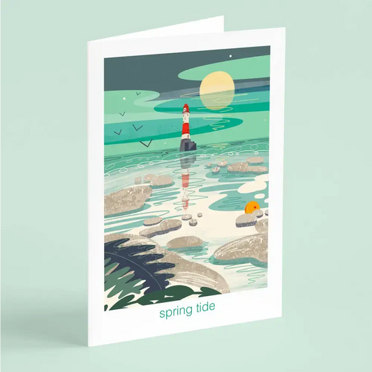 Spring tide - let’s go outside greeting card nature outdoors - greetings card