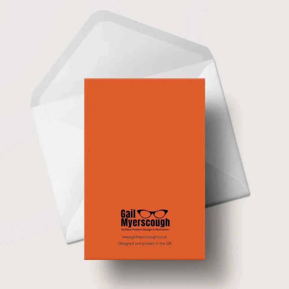 Polaroid Camera Greetings Card - The Red Squirrel