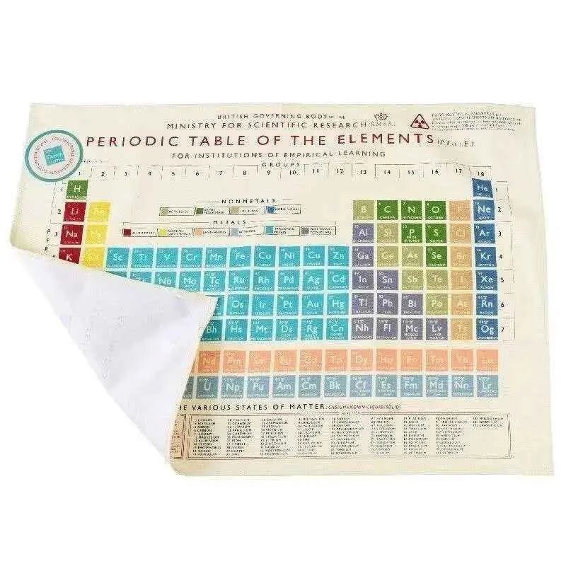 Tea Towel - Periodic Table - The Red Squirrel